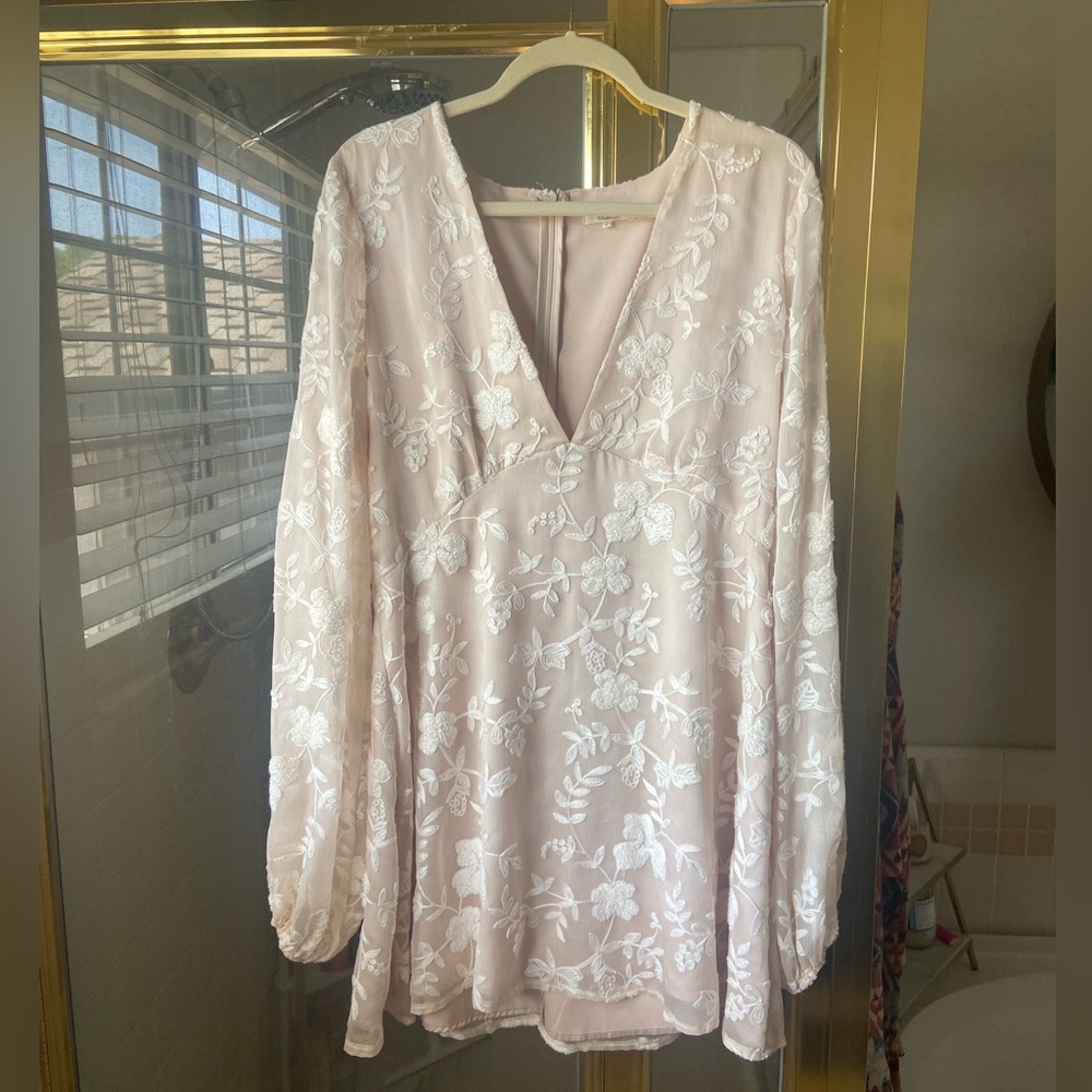 NWOT Tularosa Ryland Cream Mini Dress, Size L (from Revolve)